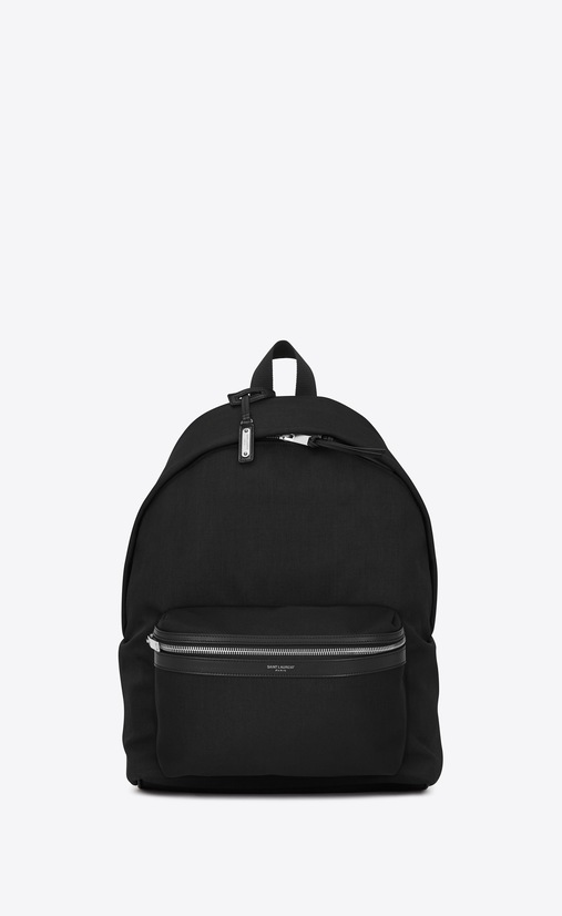 SAINT LAURENT Backpack Man City backpack in canvas a_V4